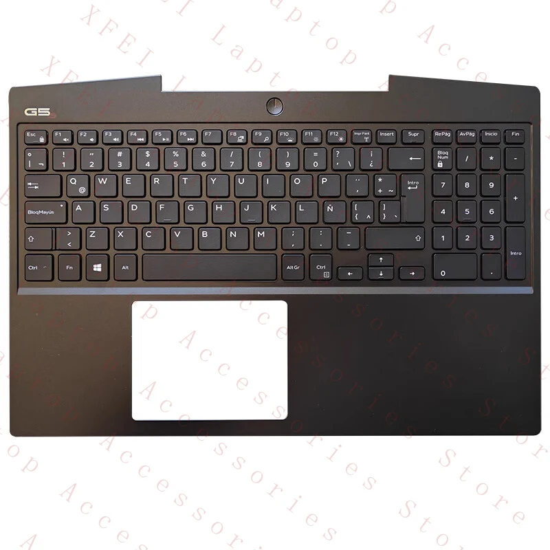 

Клавиатура D 0T93MY Palmrest LA с белой подсветкой для DELL G5 5500 SE