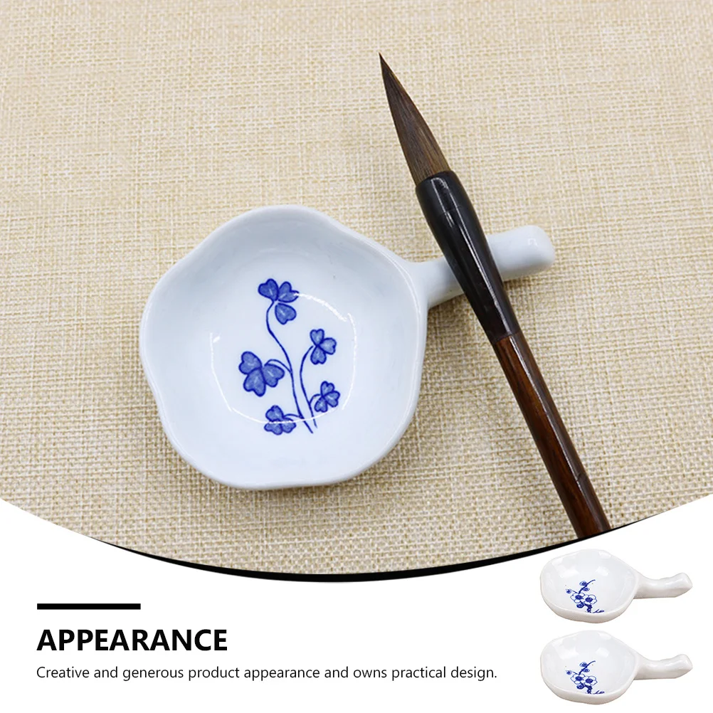 

Chinese Calligraphy and Painting Stationery Ink Block Dish Kit Drawing for Beginners Artistic Supplies Tools