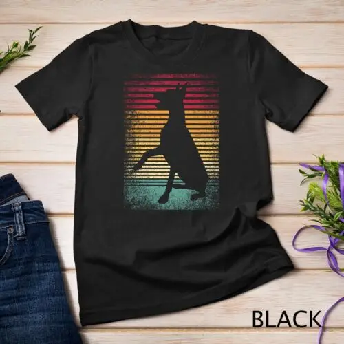 Doberman Pinscher Dog Vintage Retro 70's 80's Style Pet Gift Unisex T-shirt