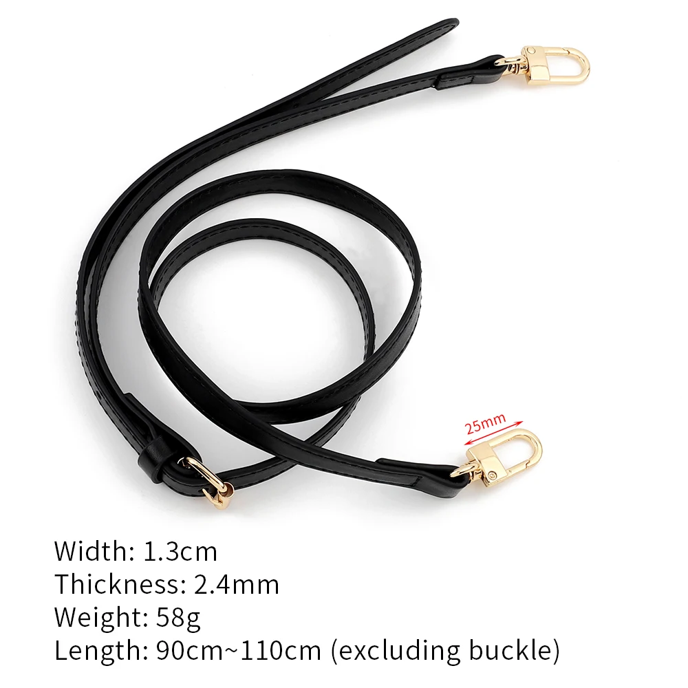 Leather Bag Strap Women Shoulder Crossbody Bag Belt DIY Adjustable Replacement Strap for Handbags Bag Part Accessories