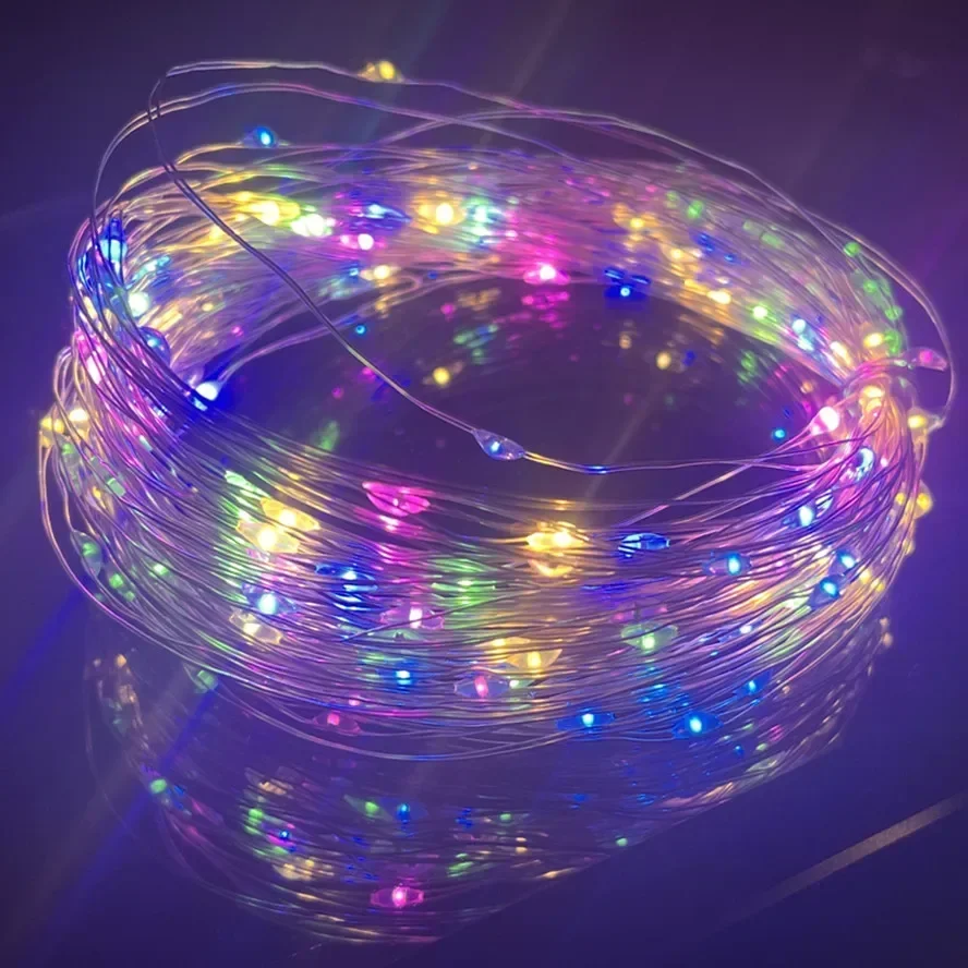 Copper Wire Lamp Remote Control Lamp USB Copper Wire Lamp String Star Lamp Room Outdoor Exposed Atmosphere Lamp Decorative Lamp