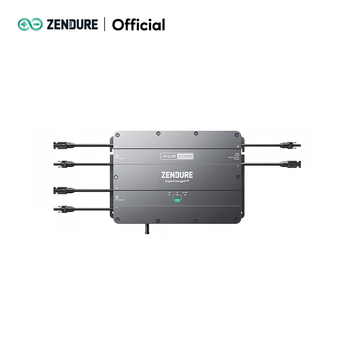 Zendure SolarFlow Hub 2000 Balkonkraftwerk, Speicher für SolarFlow Balkonkraftwerk, 7680 Wh Erweiterbare Kapazität, Kompatibel mit Shelly Pro 3EM