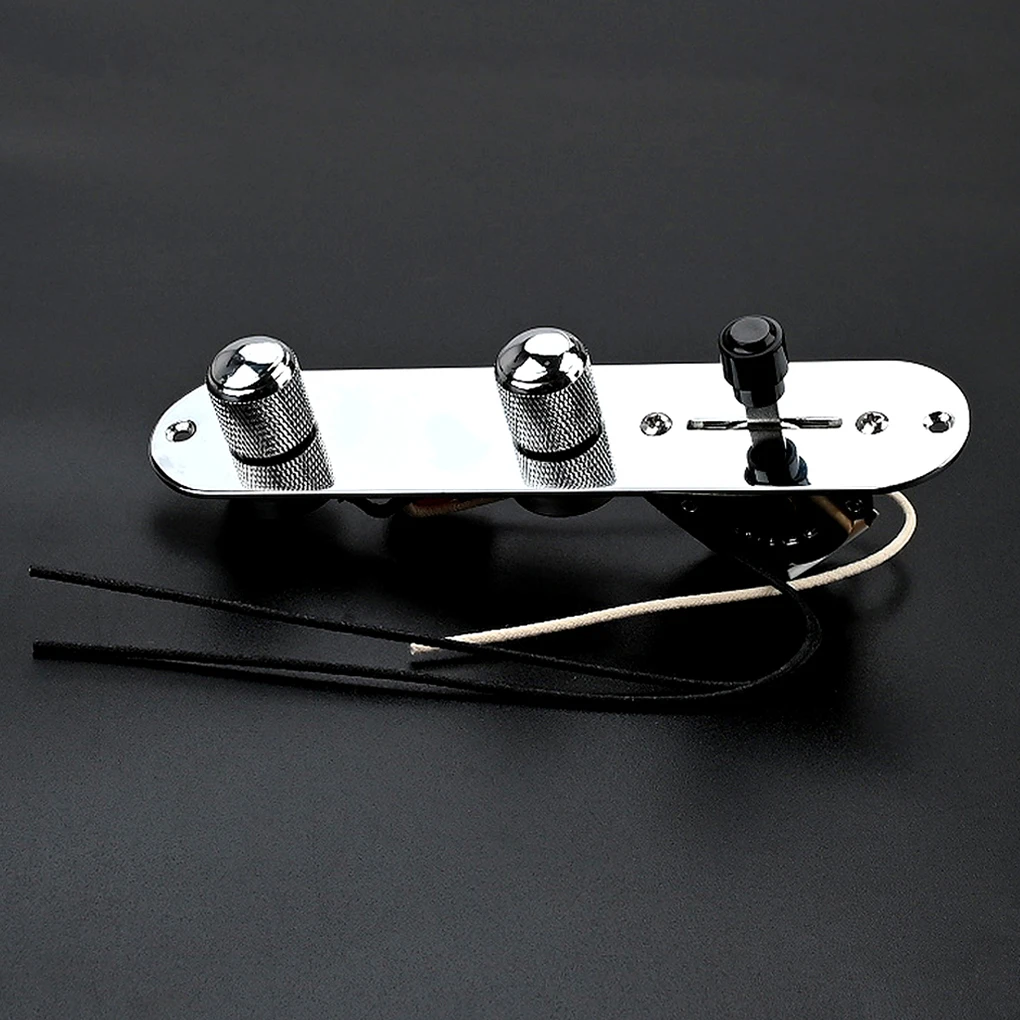 Prewired Guitar Control Plate Volume Stringed Instrument Switch Knob Metal Fixing Replacement for Fender Telecaster