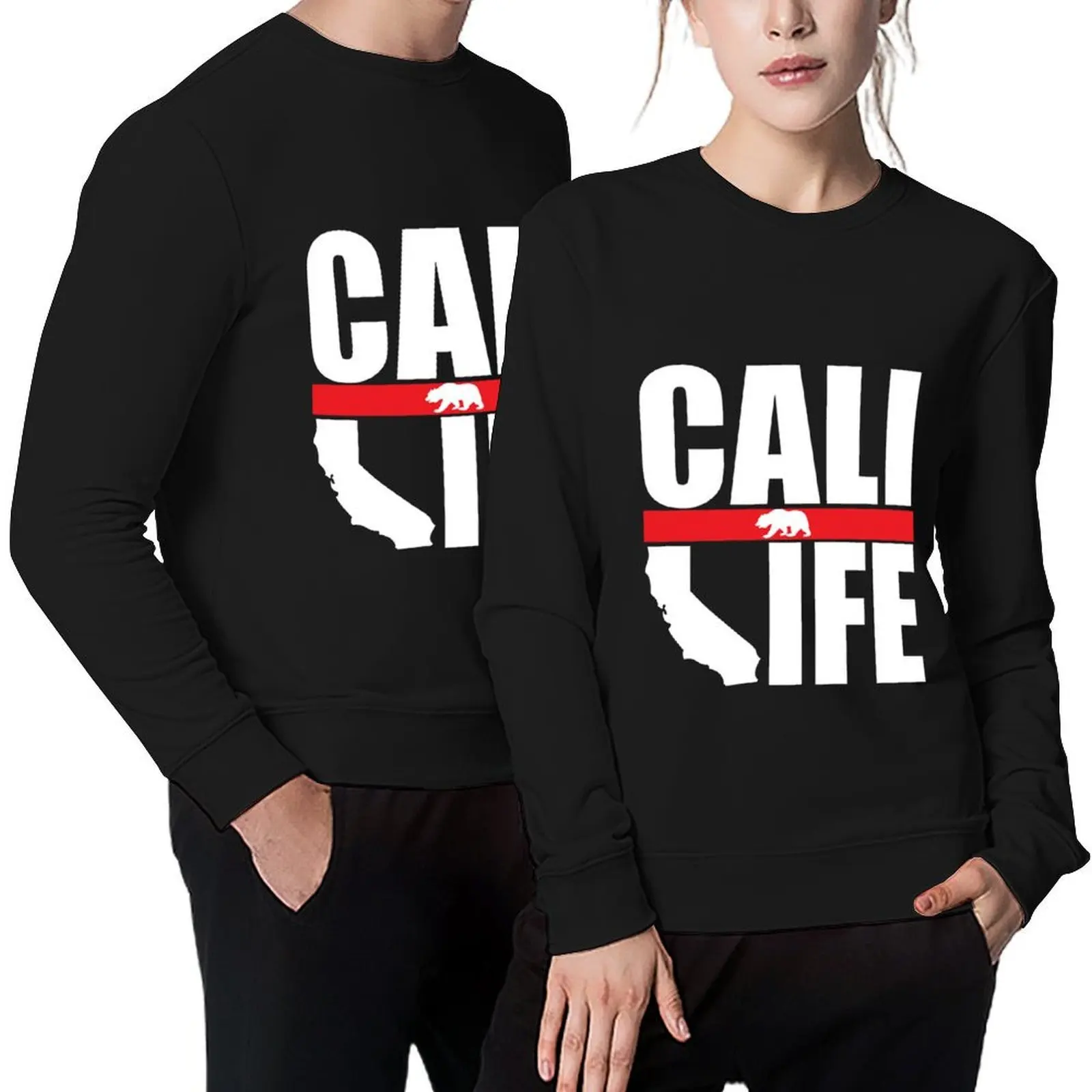 

California Life Pullover male clothes anime clothes men's sweat-shirt anime clothing hooded sweatshirt for men