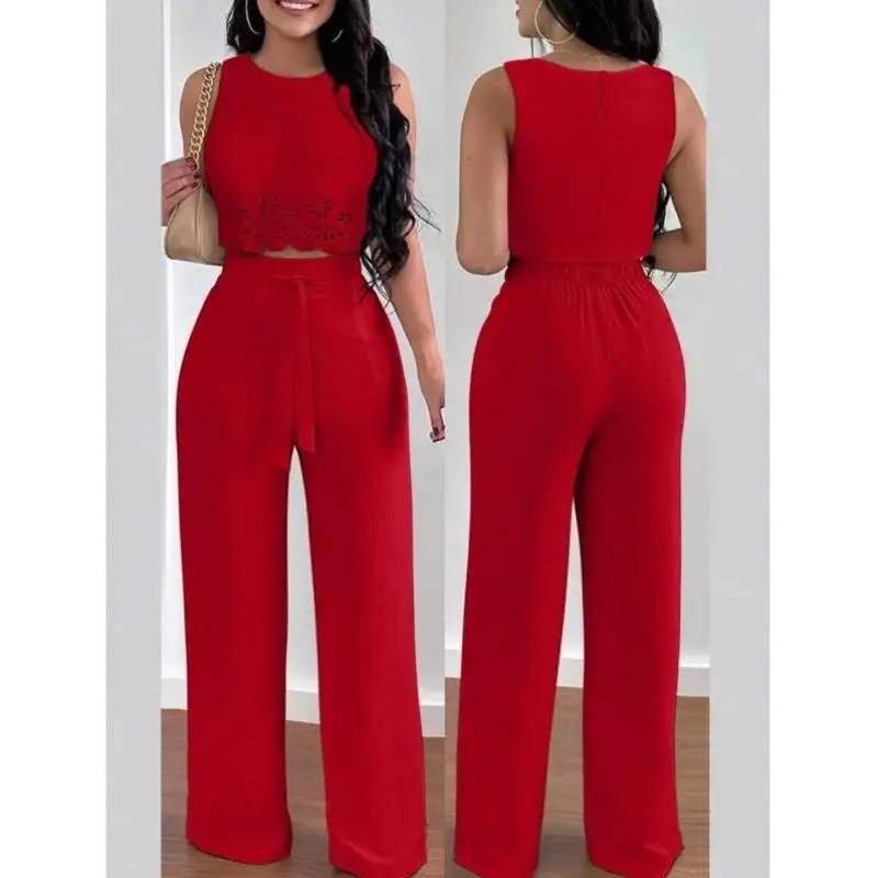 Ele Vaion Sle V-Ne Conjunto de camiseta sin mangas y pantalones de pierna recta 87066 Diseño Ropa deportiva informal para hombre Longitud Seven Sve