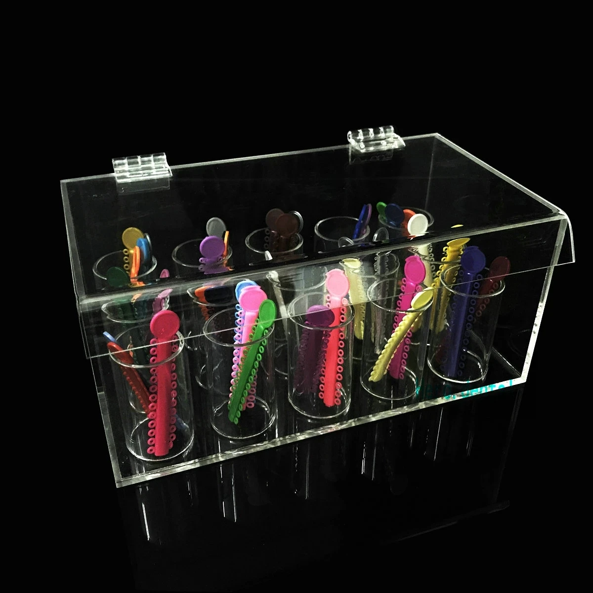 acrylic-orthodontic-instrument-storage-box-root-canal-file-15-holes-dental-equipment-organizer-container-dental-supplies