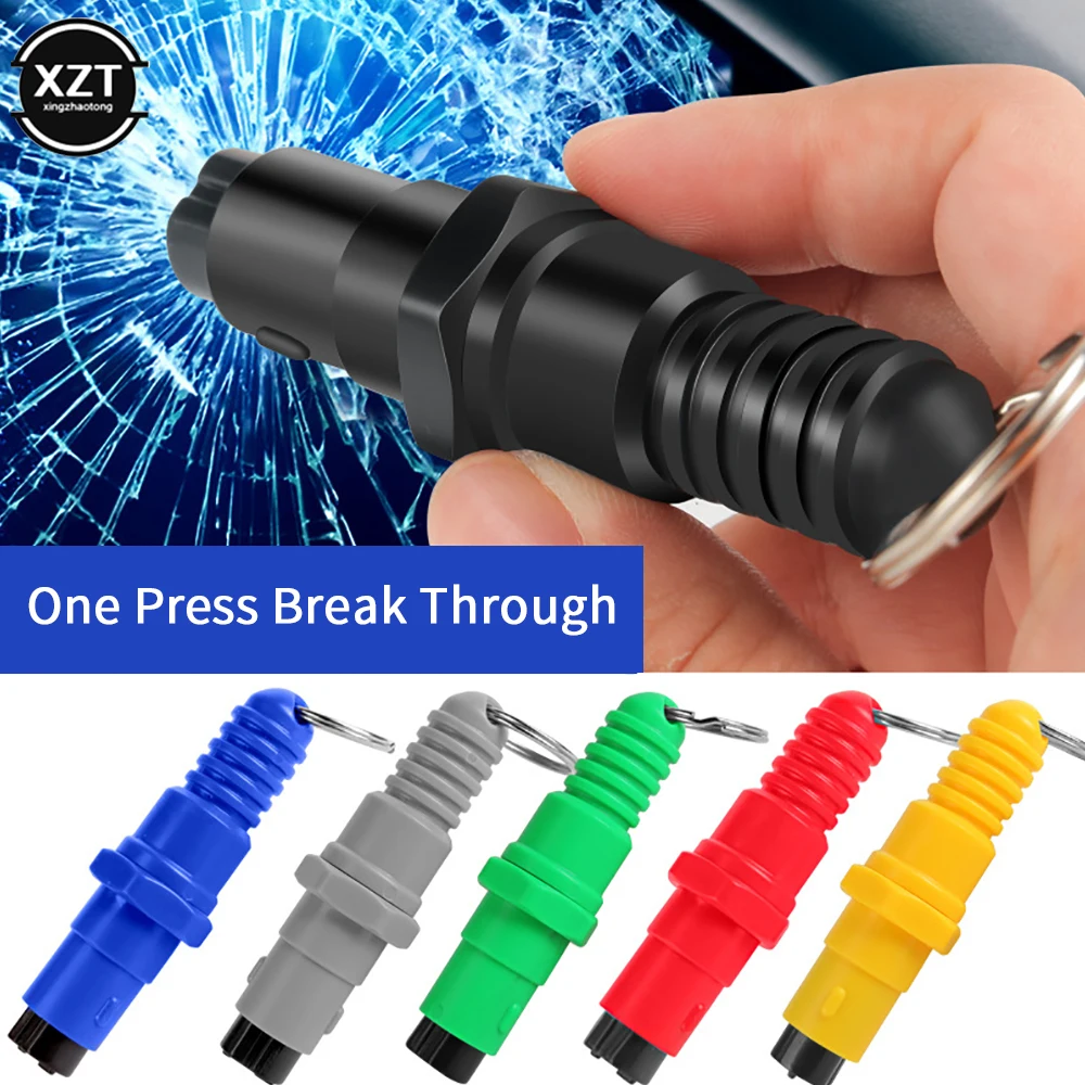 

Car Safety Hammer Auto Emergency Glass Window Breaker Seat Belt Cutter Life-Saving Car Emergency Escape Hammer Survival Whistle