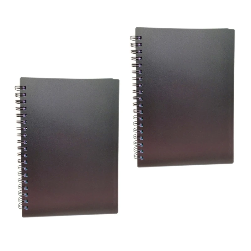 2 PCS B6 Caderno viagem 90 folhas Spirals Notebook Colored Paper Notebooks 601d