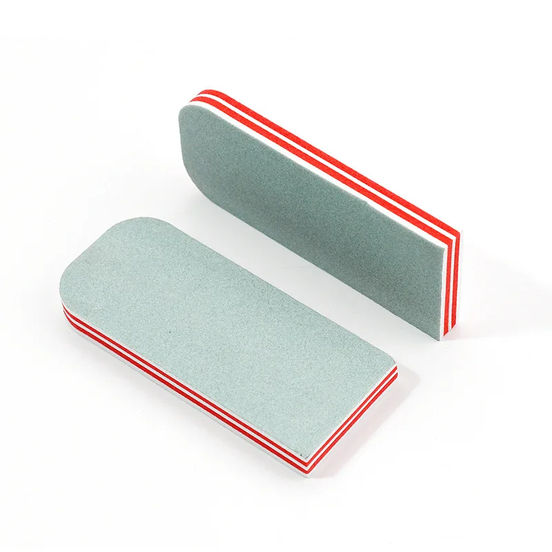 5/10 pièces limes à ongles carrées grain 1000/4000 ongles lisses Double face tampon à ongles bloc tampons outil de beauté de polissage