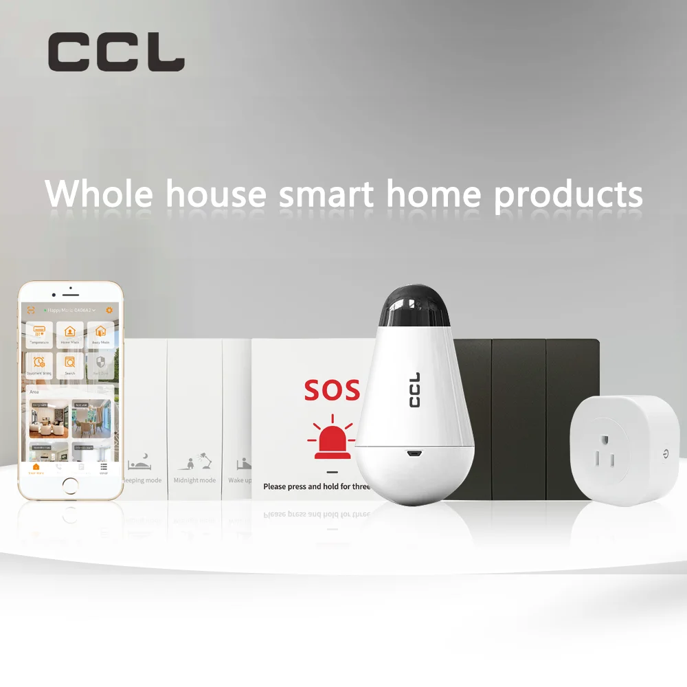 

CCL Intelligent Voice Control Smart Home Scenario Mode Original Circuit Simple Installation Emergency Alert Function Fast