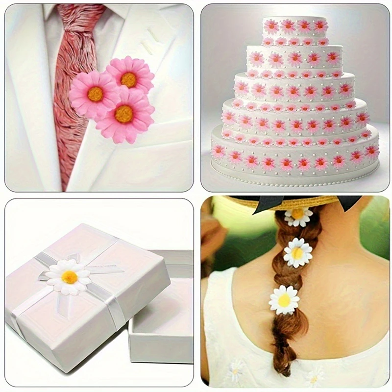 حرير أقحوان اصطناعي ، تصميم زهور ، لوازم حرفية ، ديكور زفاف ، حفلة منزلية ، 30 زهرة ، 50 دولارًا