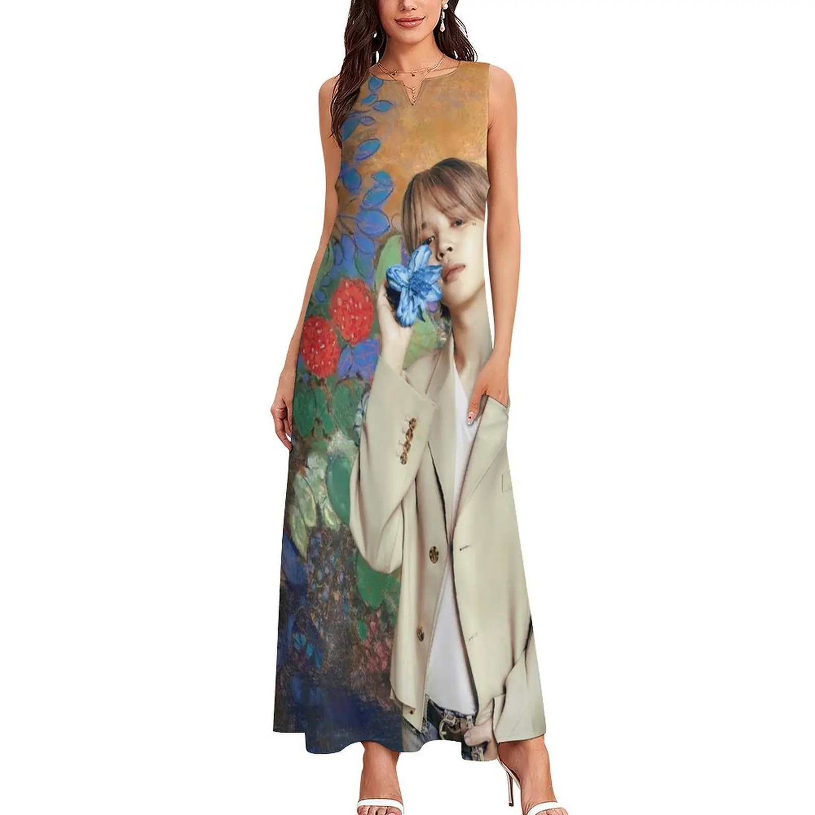 Jimin Among the Flowers Long Dress evening dress woman women evening dress