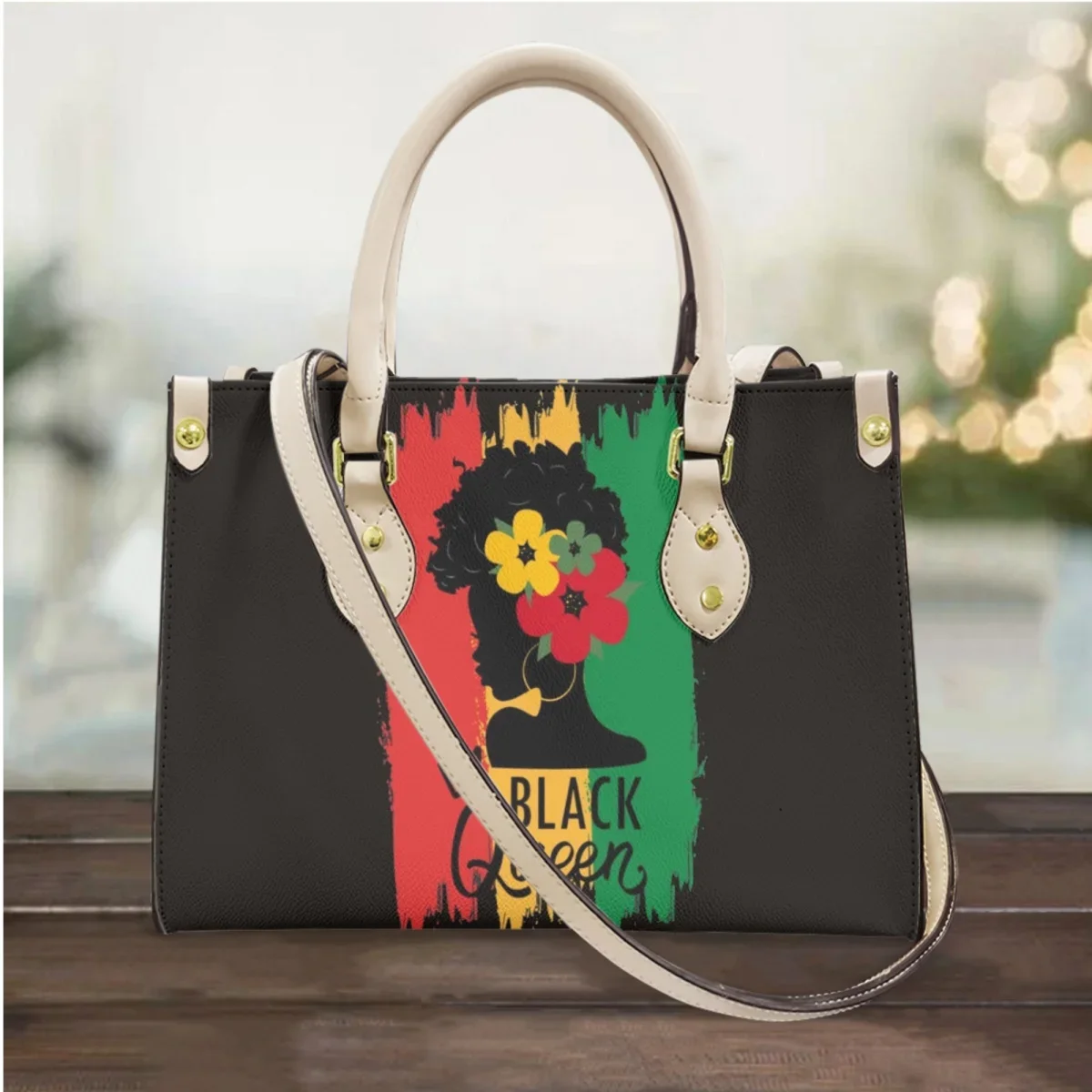 Handbags Female Black Queen African American Women Juneteenth Design Cross Body Bags Travel Street Girls Totes Dropshipping New