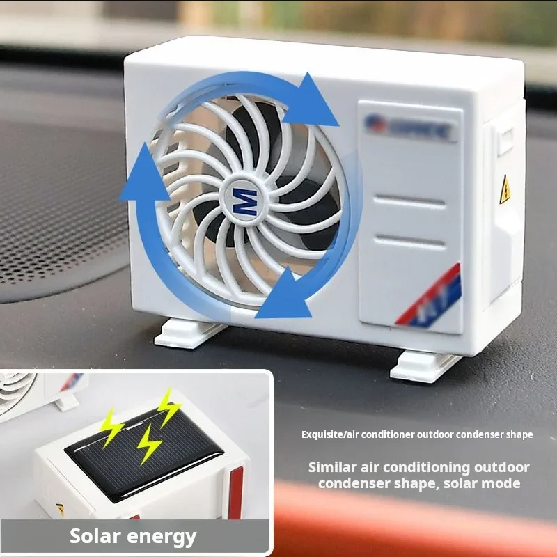 Solar powered car aromatherapy air outlet fixed automatic unique air conditioning design, Gulong lavender long-lasting fragranc