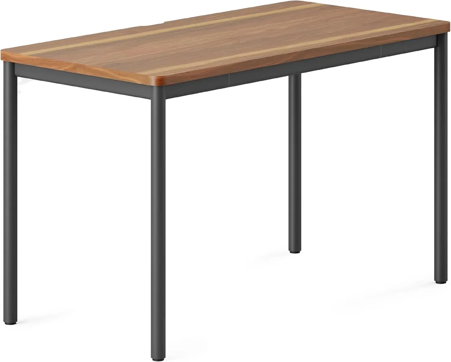 Desk Functional at Home Office Desk with Effortless Assembly, Timeless Design, Rounded Corners Built-in Cable Notch desk table