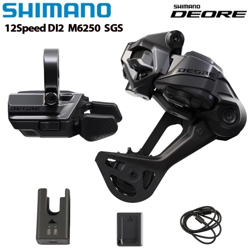 NEUES MTB SHIMANO 12s Di2 DEORE SW-M6250 RD-M6250 SGS ​ ​ Mountainbike mit EC-DN100 Ladegerät Fahrradteile Original – Detail 2