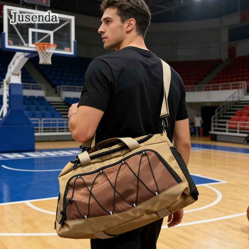 

Спортивная сумка для путешествий с отделением для обуви, портативная сумка для фитнеса, сумка для хранения коврика для йоги, сумка для баскетбола и футбола