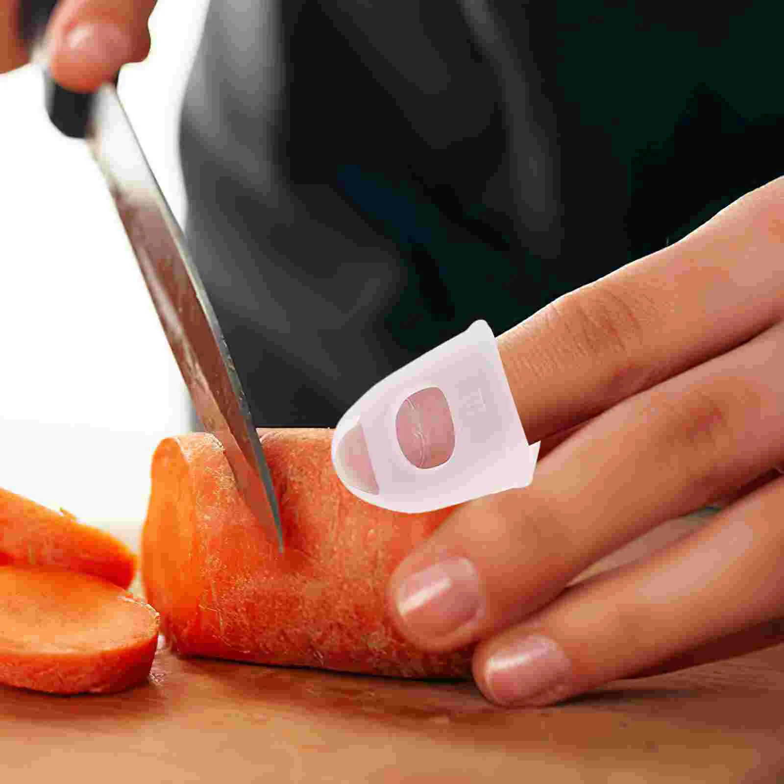 40 Pcs Silicone Finger Cots Fingertip Covers Protectors Wear-resistant Silica Gel Stylish Practical Stalls Positive Grip