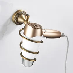 new Hair Dryer Holder Wall Dryer Cradle Straightener Stand  Organizer Storage Box Toilet Blower Holder Bathroomatt achment