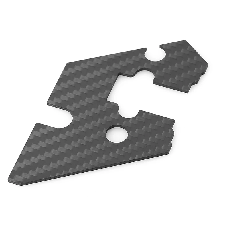 For TAMIYA TT02 Steering Group Anti-Sand Cover Carbon Fiber Board Anti Dust Cover For 1/10 RC Car Replacement