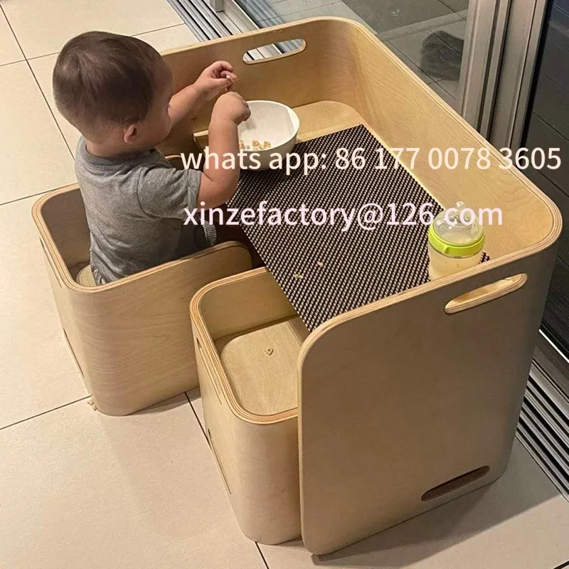 

Customizable children's baby table and chair set, study table children's desk simple home desk