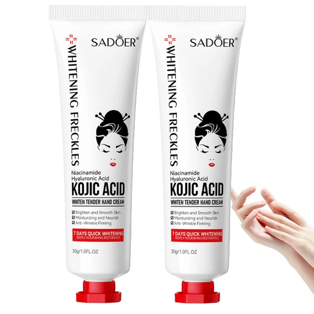 Wrinkle Removal Kojic Acid Whiten Tenderhand Cream Anti-crack Fade Fine Lines Kojic Acid Fade Dull Hand Cream Hydrating