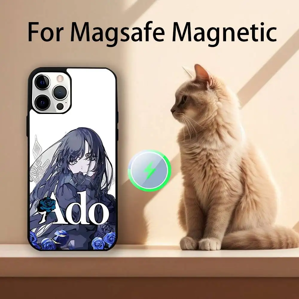 ألبوم Ado Kyogen X Uta لهاتف IPhone 17,16,15,14,13,12,11,Pro,Max,Plus,Mini,SE4,E غطاء حماية مغناطيسي