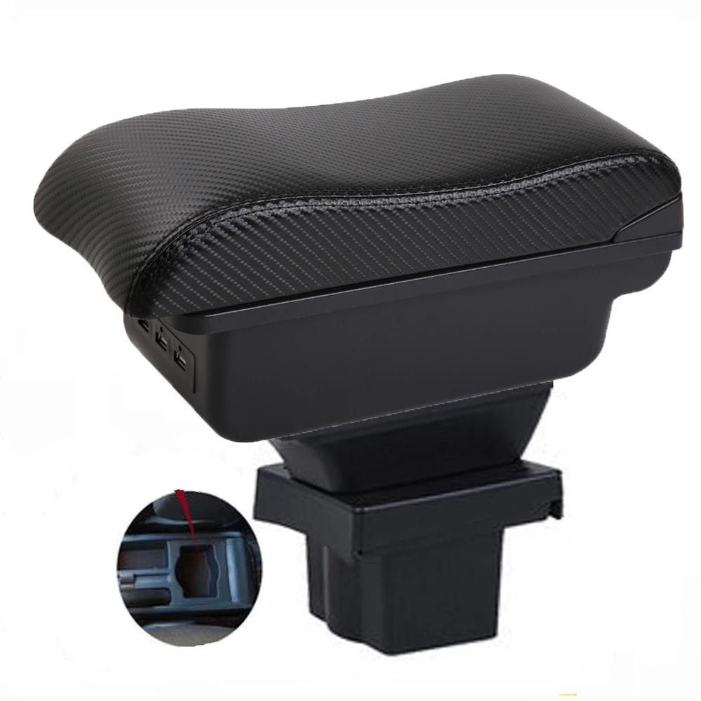 Skoda Yeti Octavia A5 MK2 Armrest box central console storage case driver elbow support rest arm view 2