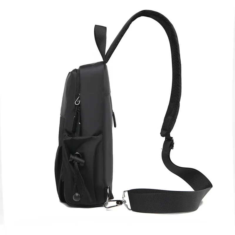 Europe and the United States new fashion men's chest bag waterproof nylon leisure slung chest bag trend shoulder chest bag.