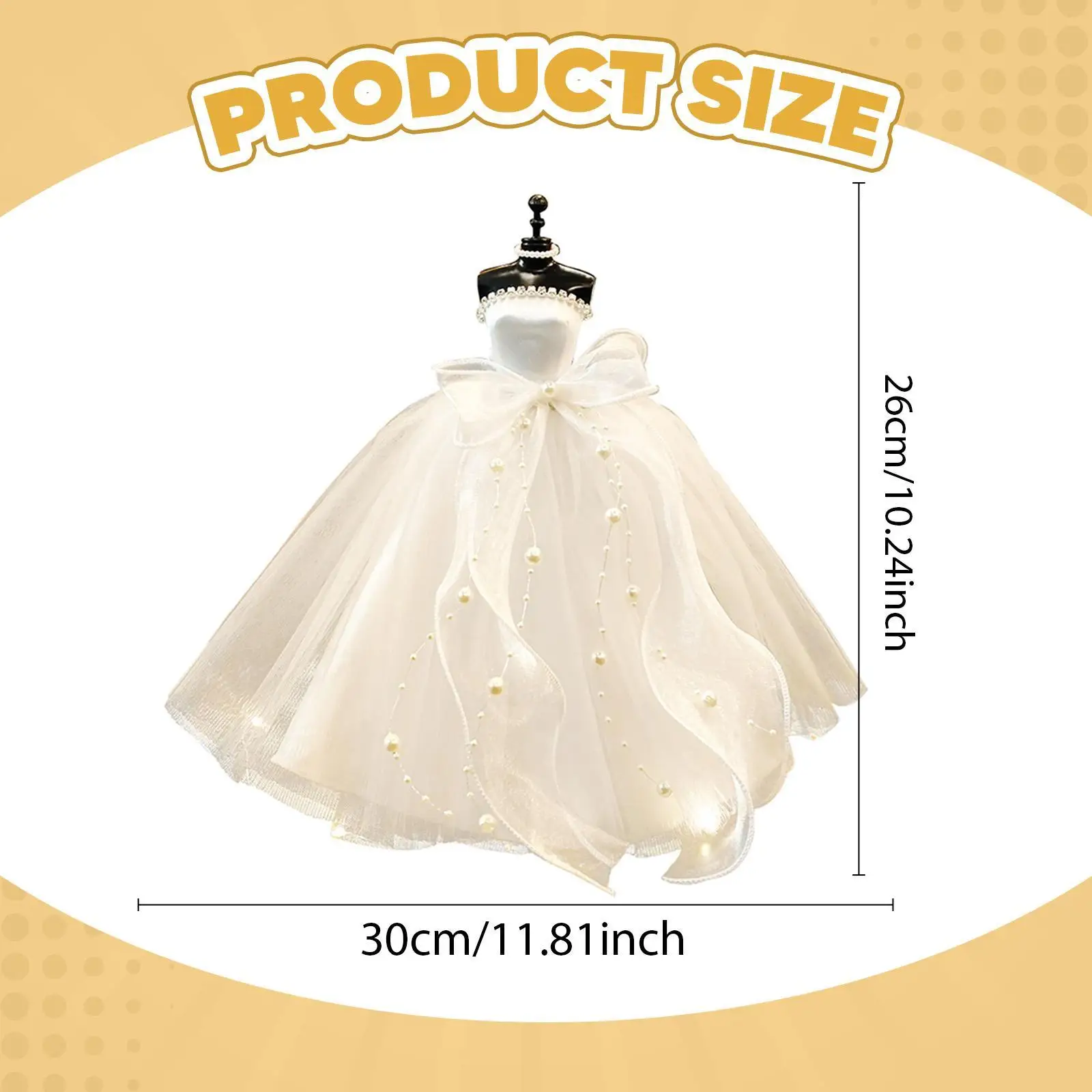 Elegant Bridal Gown Model Unique Celebration Figurine for Luxury Wedding Decoration and Birthday Gifts