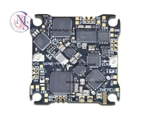 JHEMCUG474ELVTX F411ELVTX Flight Controller FC 1S-2S Betaflight 4.4.2 JHEF411.HEX, ELRS Receiver 12A ESC 400MW VTX for FPV Drone