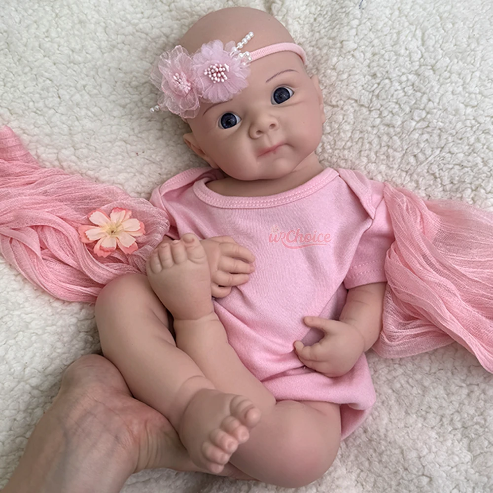 Christmas Gift 19Inch Baby Girl Bettie Full Body Soft Silicone Reborn Doll Realistic 3D Skin Washable Rebirth Bebe Collection