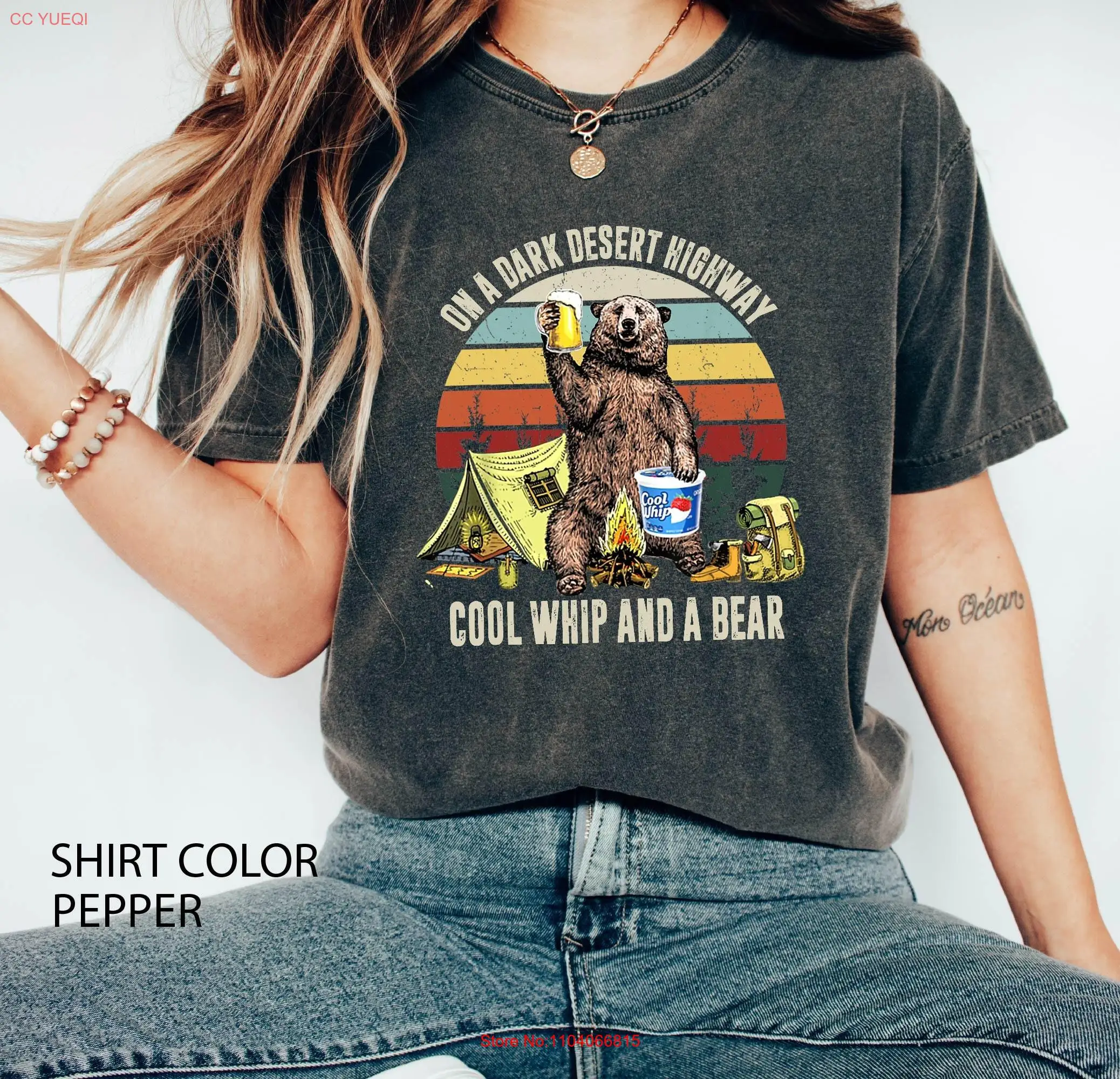 

Женская футболка Desert Comfort Colors с длинными или короткими рукавами для приключений, путешествий, пешего туризма, летних каникул