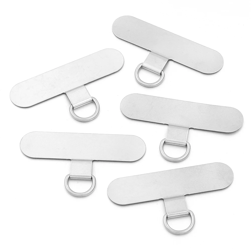 5 Stück Universelle Edelstahl-Handyhalterung, Ultradünner Metall-Ersatz für Handy-Lanyard, Anti-Verlust-Hängekordel-Patch – Detail 10