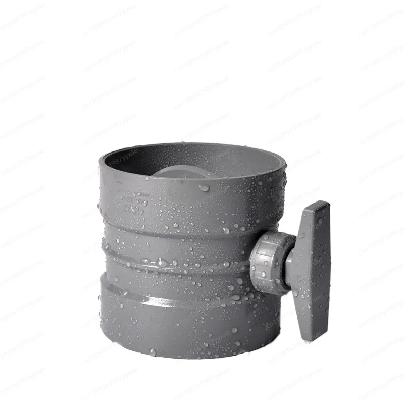 

AA 63-90mm PVC pipe manual switch valve Air volume control valve Regulating Air Pipe Manual Round Switch Valve for Ventilation