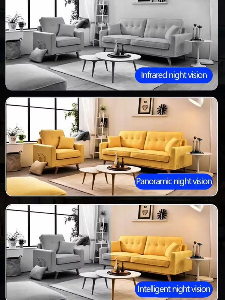 2MP/1080P IP Camera IP66 Waterproof 352° Horizontal 95° Vertical Infrared Night Vision Human Smart Detection Remote Monitor