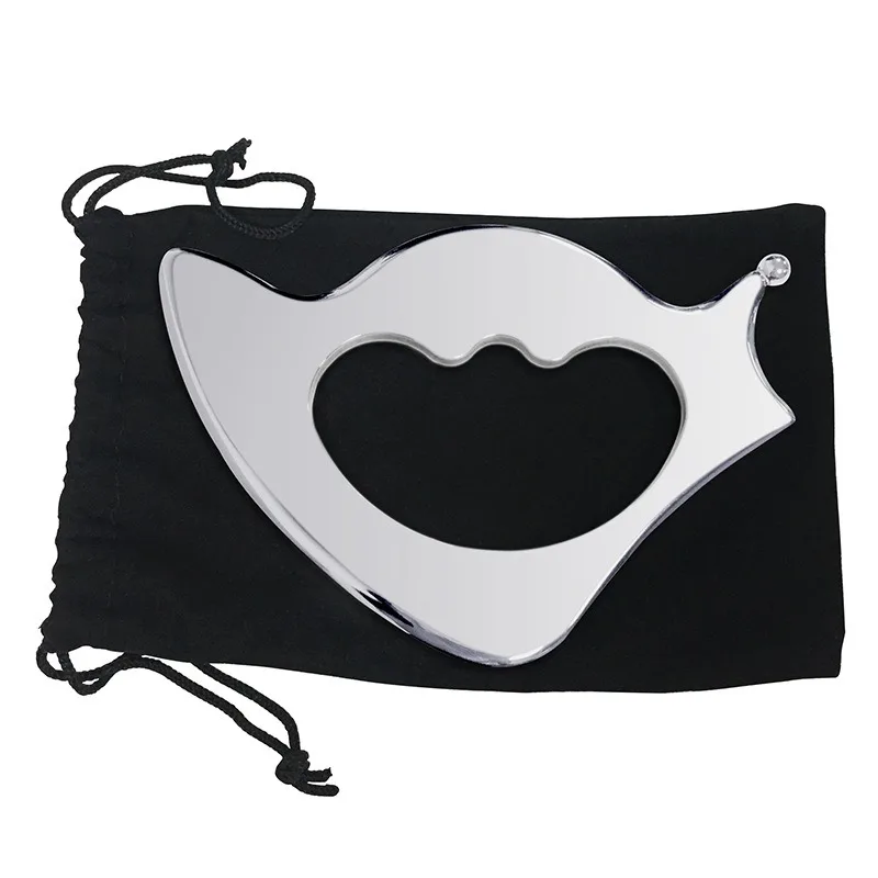 Stainless Steel Gua Sha Scraping Massage Tool Muscle Scraper,Metal Guasha Tool for Lymphatic Drainage,Muscles Relief
