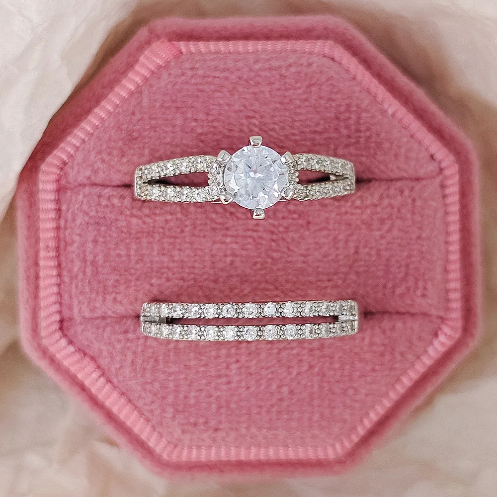 Women's Exquisite Zircon Minimalist & Versatile Ring, Light Luxury Niche Style with Stackable Feature,Stylish Elegant Party Gift