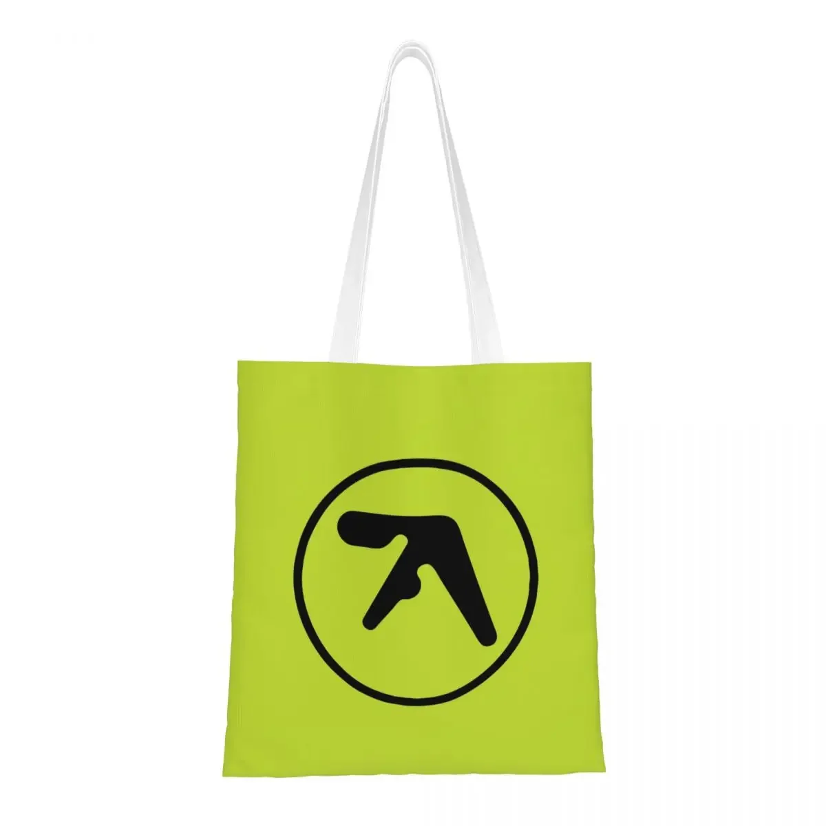 Aphex Twin Richard D Music Canvas Tote Bag Reusable Large Capacity Grocery Bag for Women Travel Bags