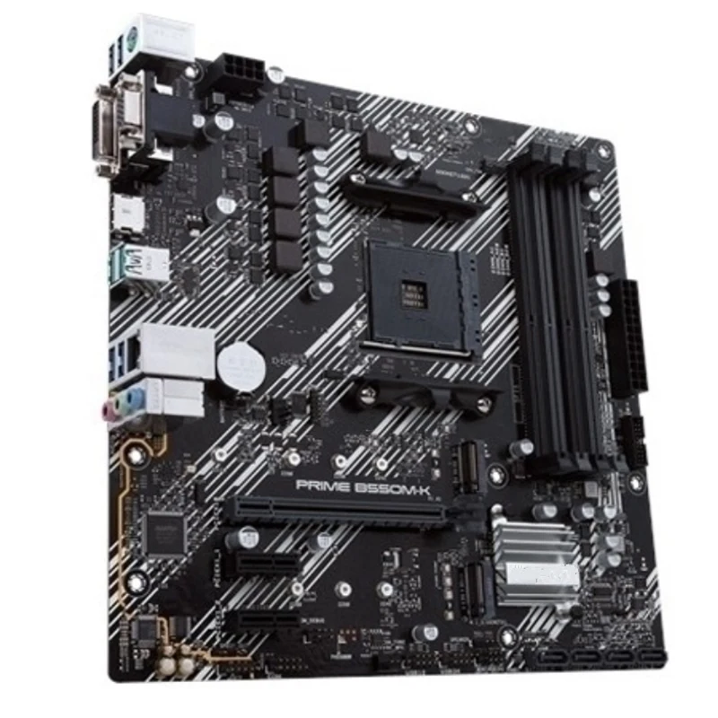 Imagem -03 - Soquete de Motherboards Usado para Prime B550m-k Am4 Ddr4 128gb Amd B550 Desktop Mainboard m2 Nvme Usb 3.0