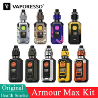 Original Vaporesso Armour Max Kit 220W Box Mod & iTank 2 8ml Fit GTi Mesh Coil Electronic Cigarette External 18650 Type-C Vape