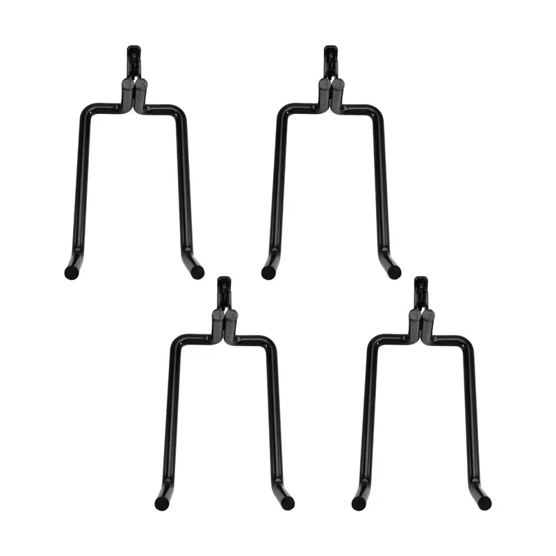 

【FAVORITE!】E-Track Heavy Duty Shovel Hanger Tool Enclosed Trailer Track Accessories Double J Hook For Long Handled Tools For Sto