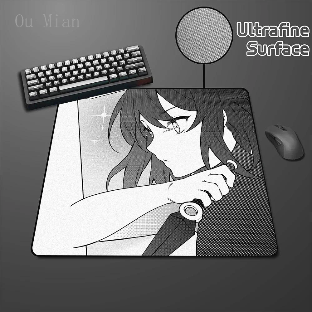 

YUKI AIM Anime Balance Mouse Mat 45x40 High Elasticity Non-slip Bottom Speed Mousepad Gamer Premium E-sports Keyboard Mouse Pad