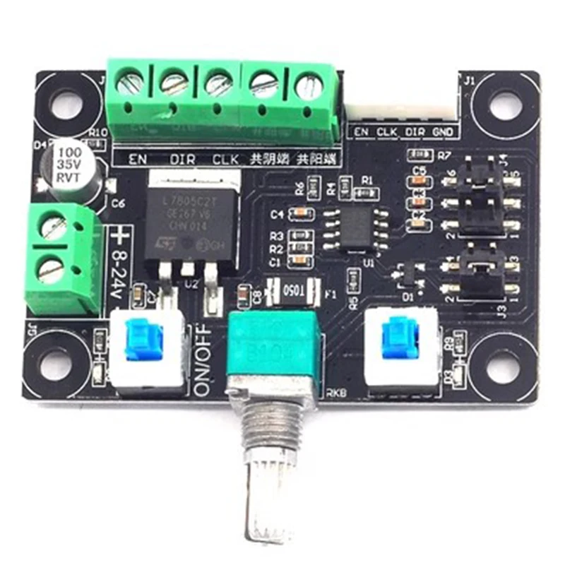 PWM Pulse Signal Generator Speed Control Module Board DC 12V-24V Stepper Motor Driver Drive Controller