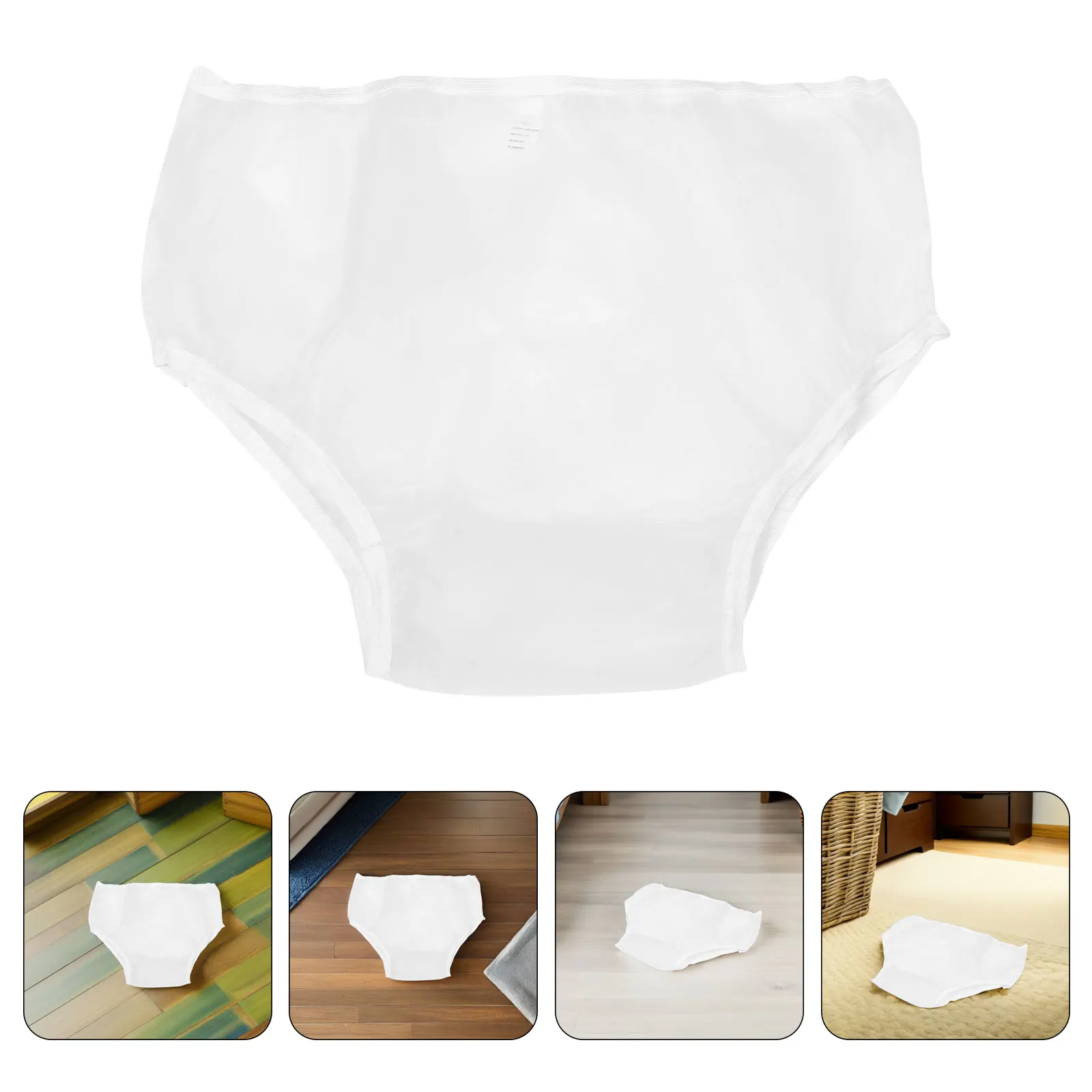 

4Pcs Adult Incontinence Underwear Waterproof Leakproof Pull on Diaper Cover Senior Bladder Control Washable Pants