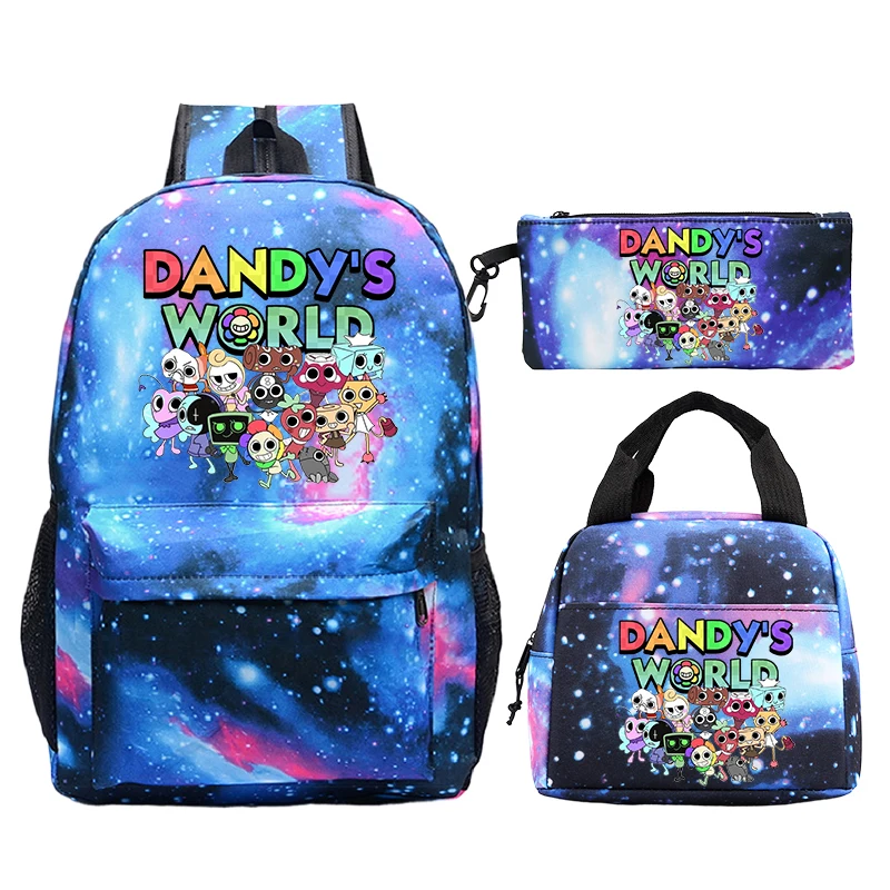 

3 шт./компл. детский рюкзак Dandys World, подарок для студентов, легкий школьный рюкзак для мальчиков и девочек, рюкзак Dandy's World Mochila