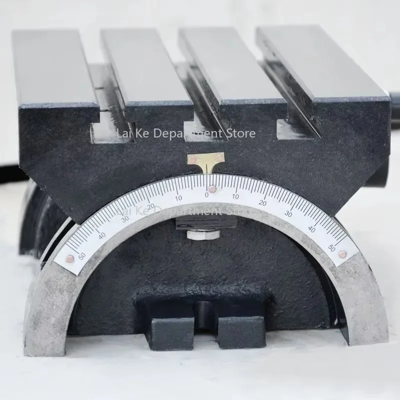 Adjustable Angle Plate Table 7 INCH Milling Machine Adjustable Worktable Tilting Angle Disc Heavy-duty Tilting Platform