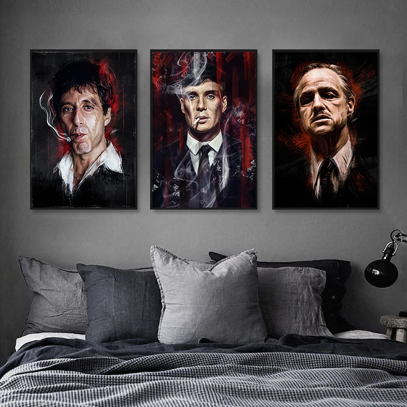 Classic Movie Canvas Schilderij Moderne Figuur Posters En Prints Wall Art Pictures Voor Woonkamer Woondecoratie Cuadros Muurschildering