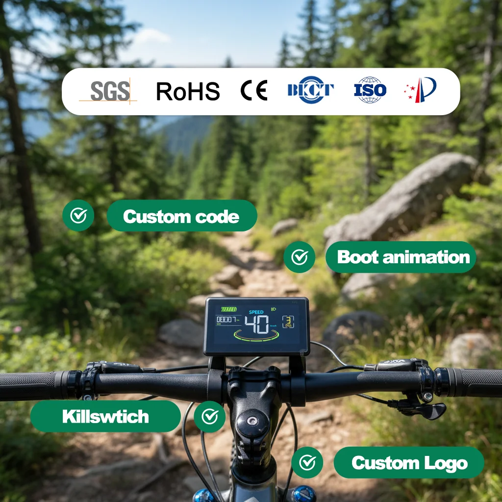 

Digital Smart Electric Bike Computer Stopwatch Speedometer Odometer for Cycling Ebike