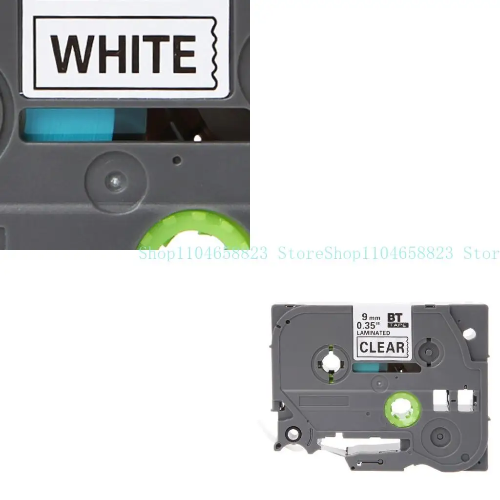 Label Maker Tape for Brother TZe-221 Laminated P-Touch Label Maker Model PT-200 PT-300 PT-310 PT-320 Label Tape Replace